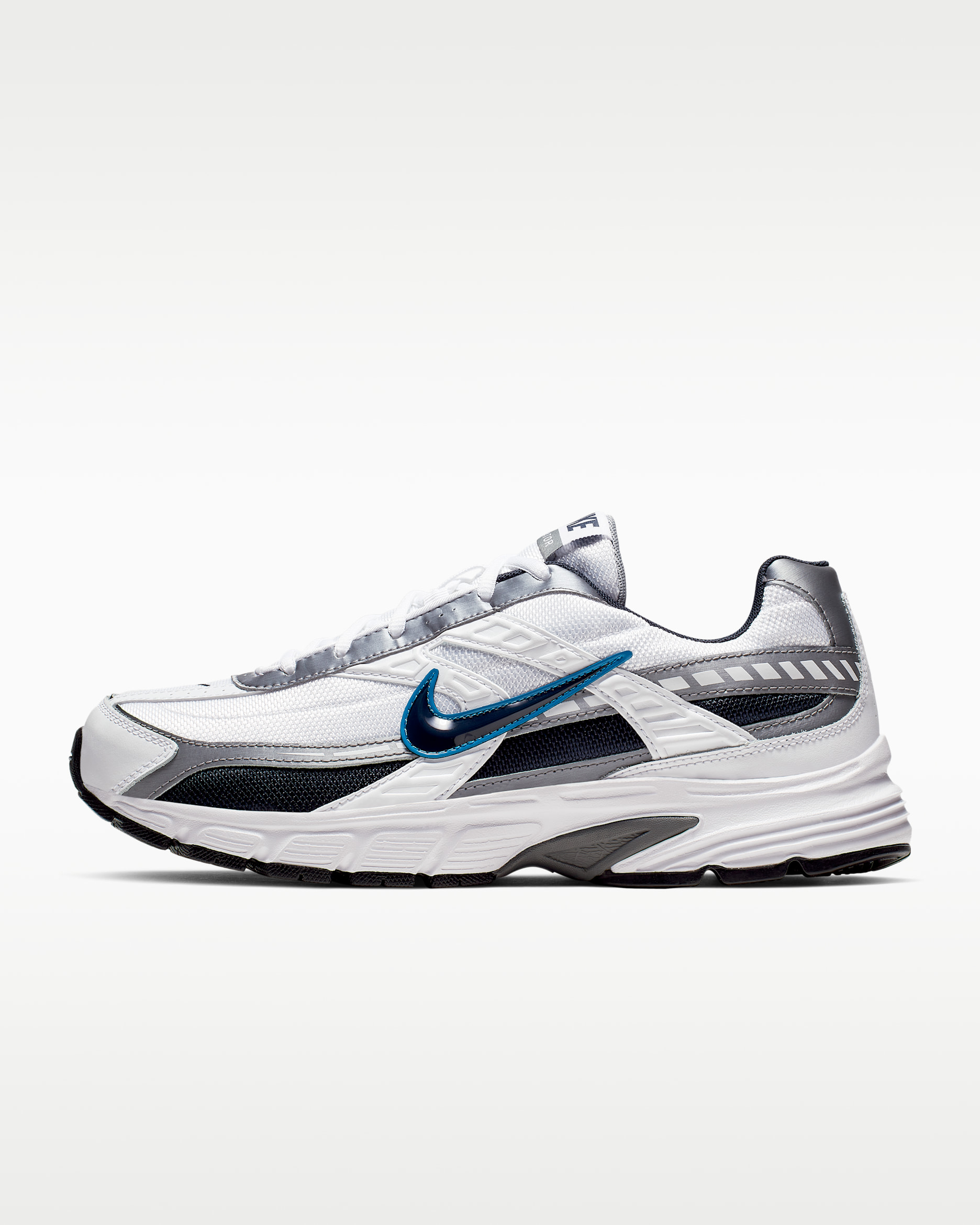 NIKE INITIATOR in WHITE/OBSIDIAN-MTLC COOL GREY